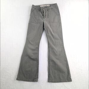 Y2KBaddie Vintage Mudd Flare Olive Flare Khaki Jeans Junior's 14